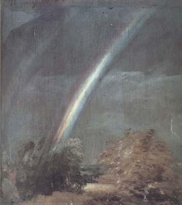John Constable Landscape with Two Rainbows (mk10) France oil painting art